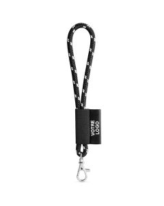 lanyard publicitaire personnalisable court